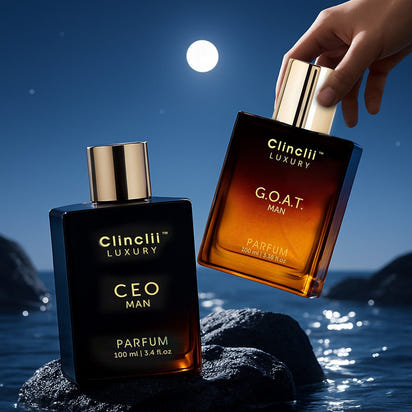 Final 3 Hours: 64%OFF Gentlemen's Fragrance Set with CEO MAN Perfume & G.O.A.T MAN Aroma - Kiyomi Cosmetics